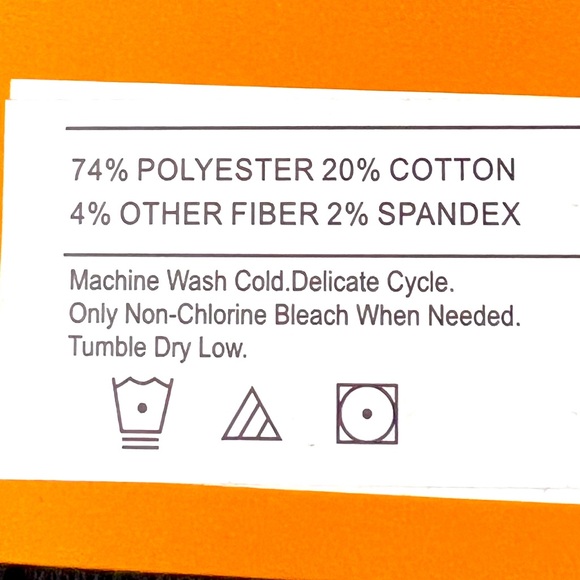 TIMBERLAND, CUSHIONED CREW SOCKS, SIX PAIRS, MEN’S BLACK WITH ORANGE LOGO - Picture 10 of 16